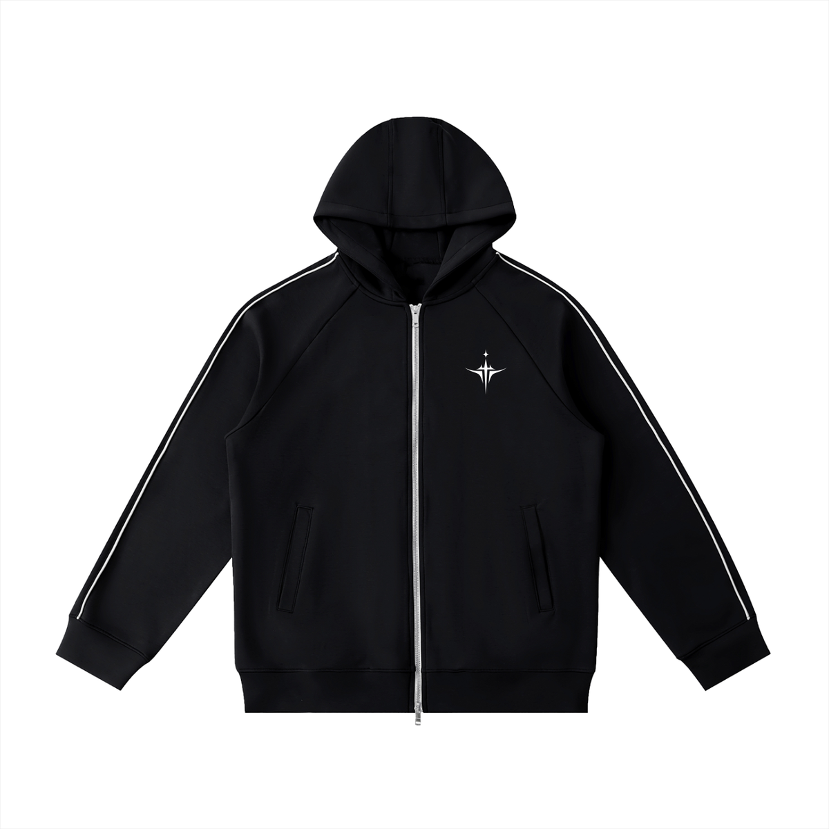 IAMNOTU "NO HALO" Unisex Heavyweight Zip Hoodie