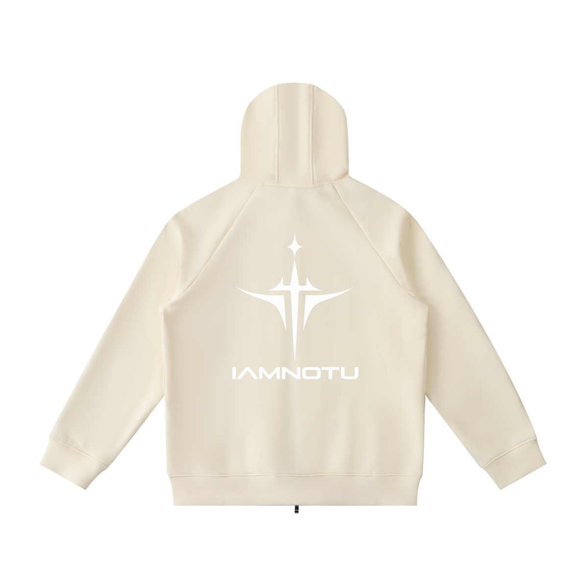 IAMNOTU "NO HALO" Unisex Heavyweight Zip Hoodie