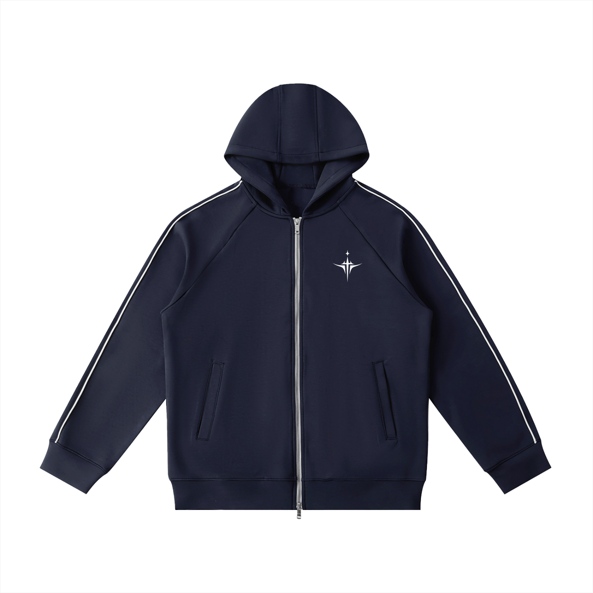 IAMNOTU "NO HALO" Unisex Heavyweight Zip Hoodie