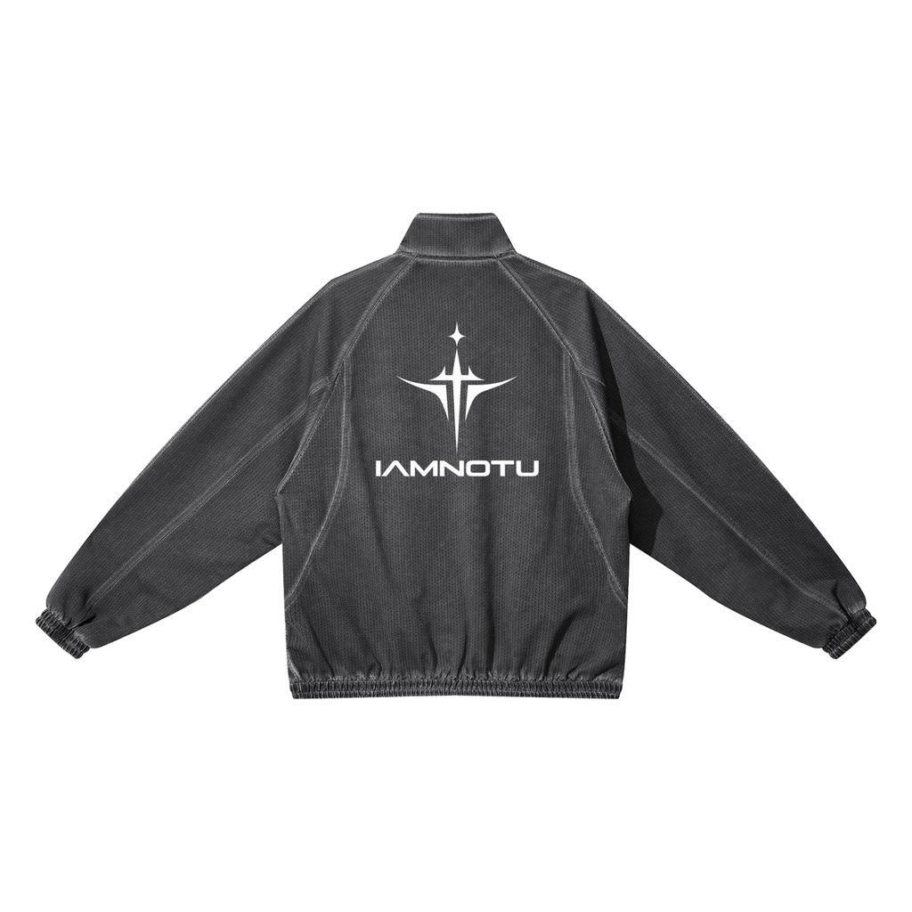 IAMNOTU "NO HALO" Unisex Full Zip Mesh Jacket