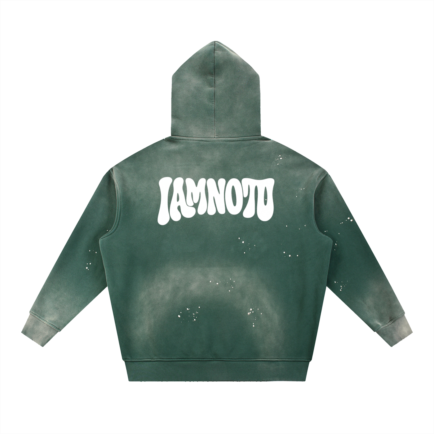 “IAMNOTU” Vintage Washed Hoodie
