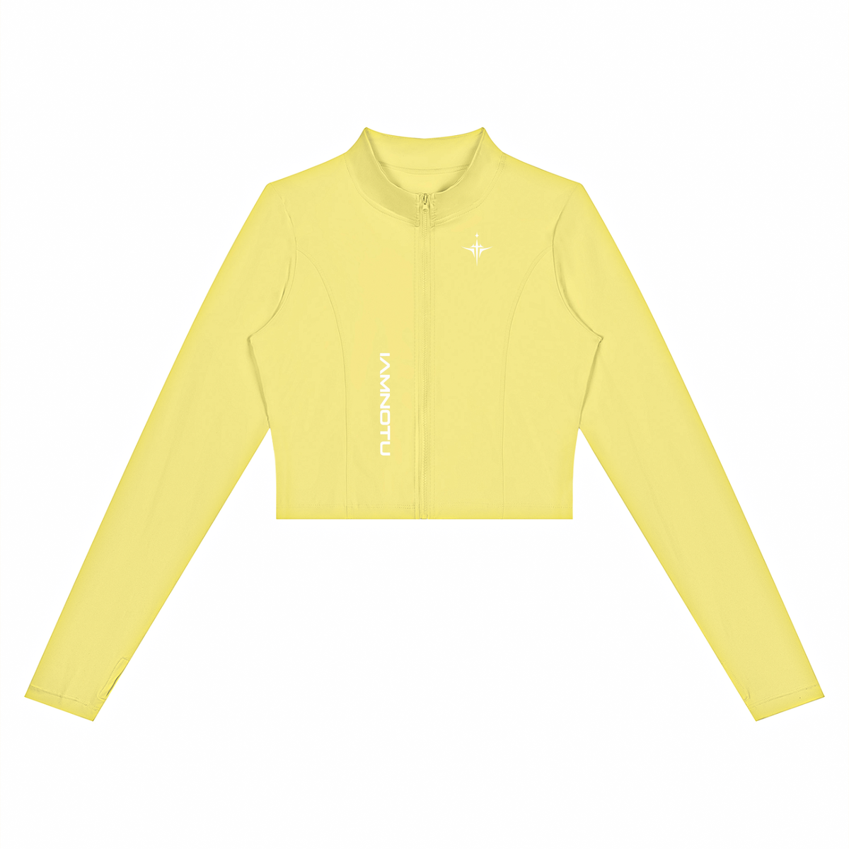 IAMNOTU "NO HALO" Women’s Crop Yoga Jacket
