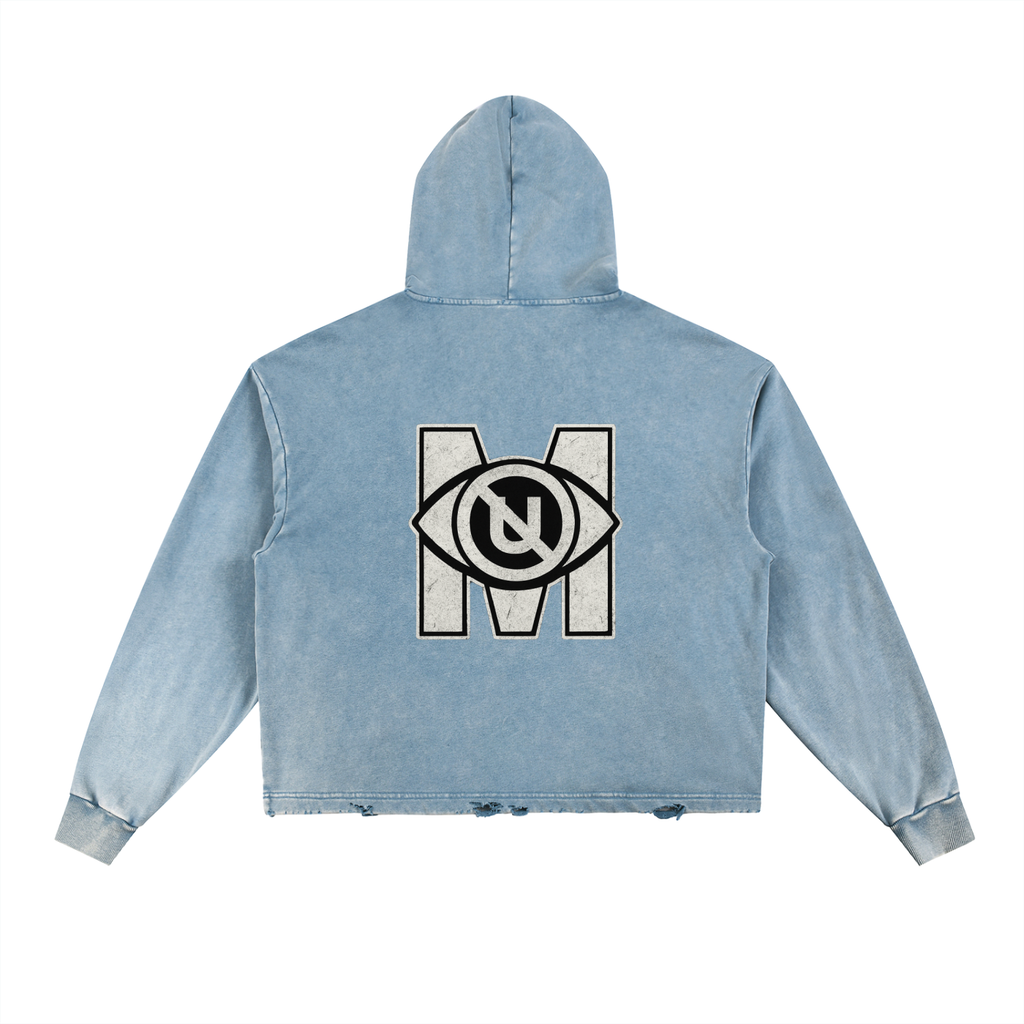 IAMNOTU "1UV1" Vintage Washed Hoodie
