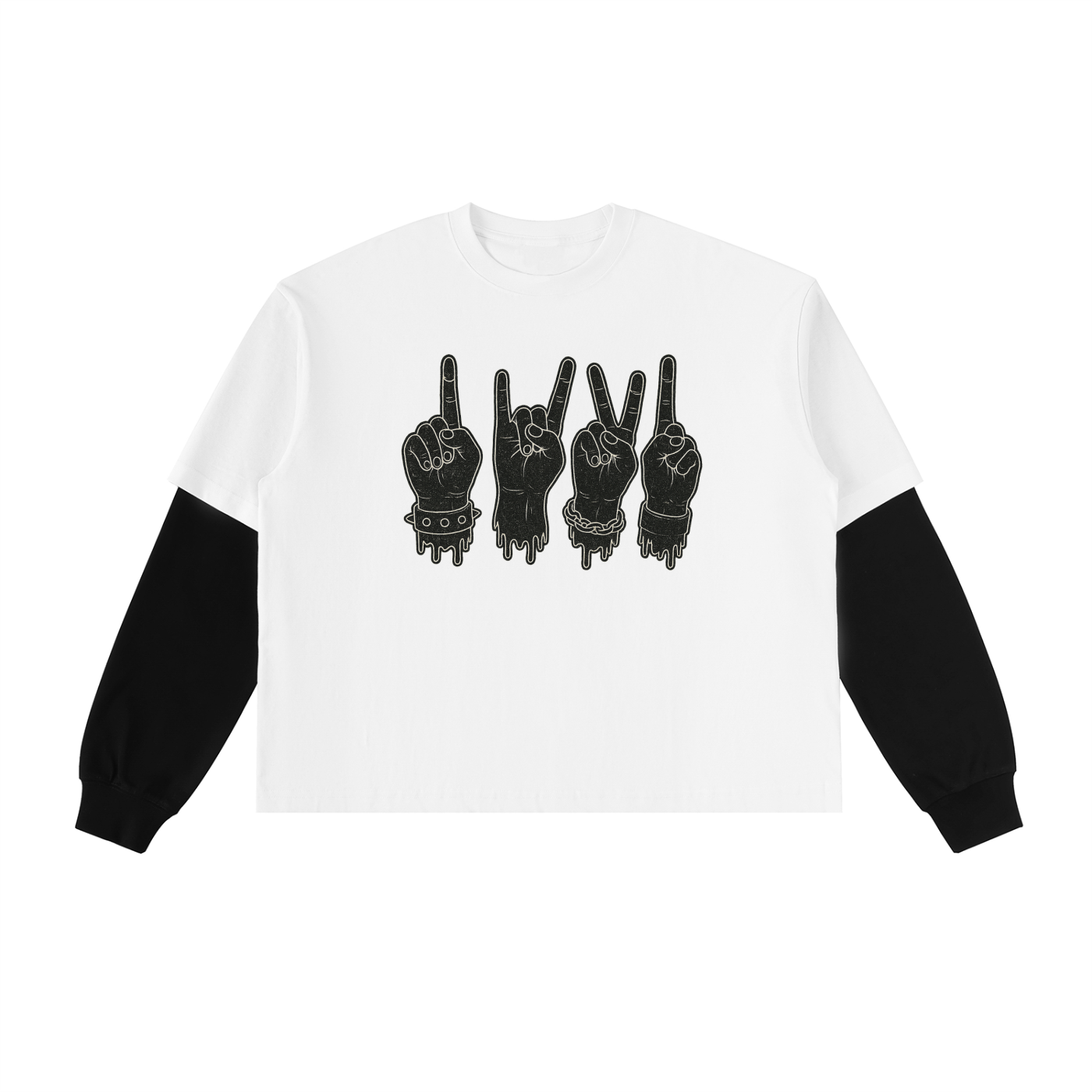 “1UV1” Layered Shirt