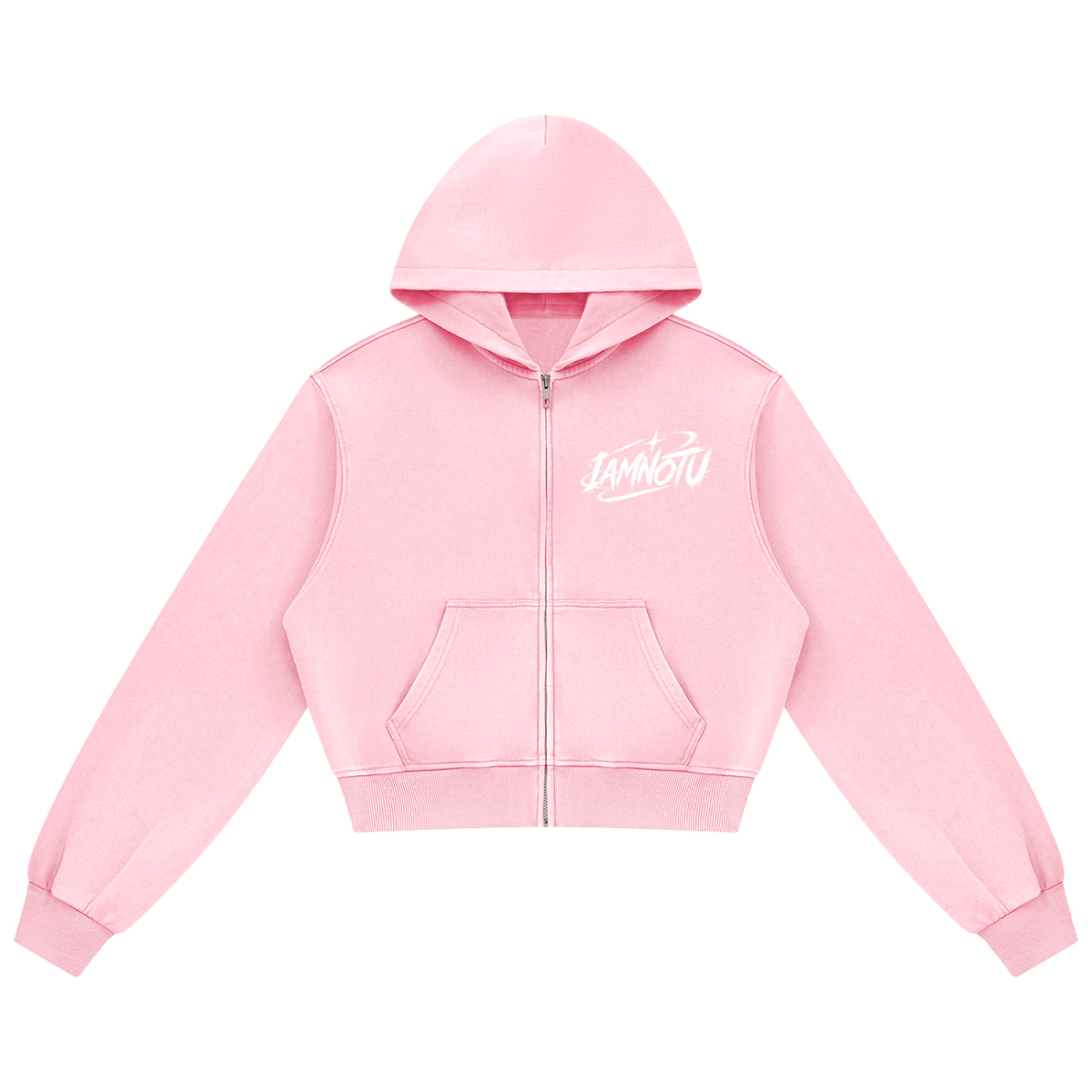 IAMNOTU "NO HALO" Women's Mineral Wash Hoodie