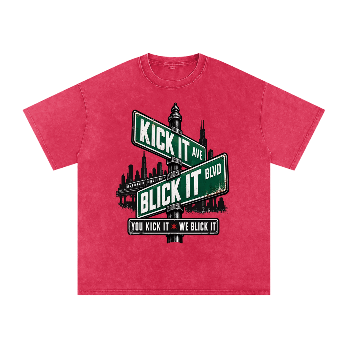 IAMNOTU "YKWB" Snow Washed T-Shirt