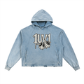 IAMNOTU "1UV1" Vintage Washed Hoodie