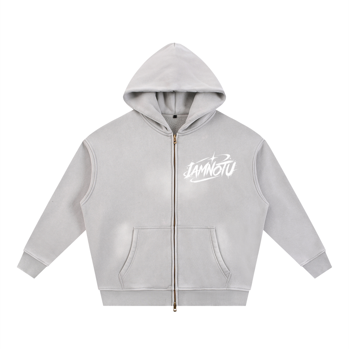 IAMNOTU "STATIC THEORY" Sunfade Fleece Hoodie