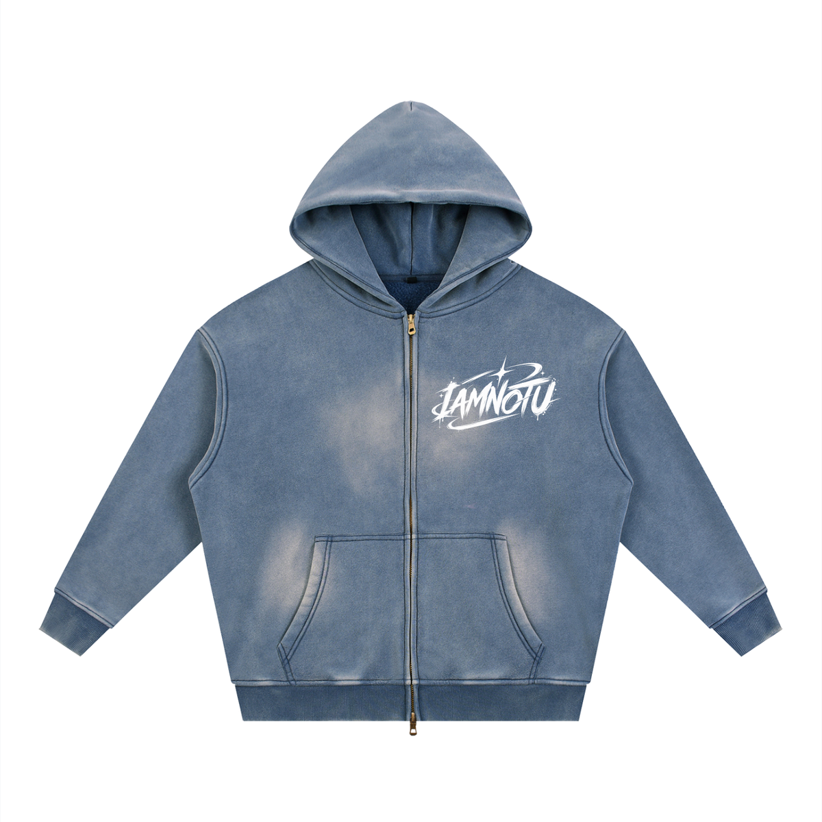 IAMNOTU "STATIC THEORY" Sunfade Fleece Hoodie