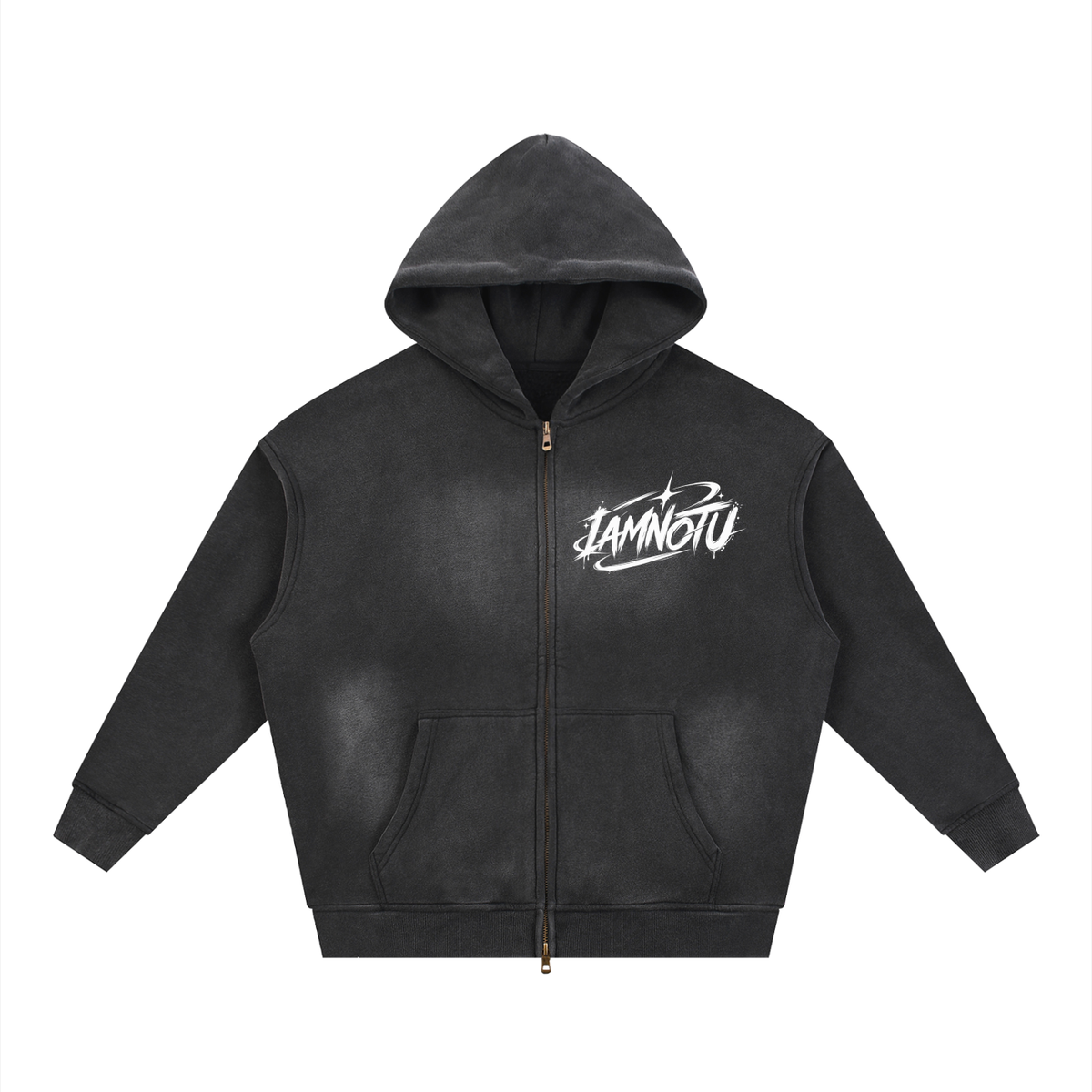 IAMNOTU "STATIC THEORY" Sunfade Fleece Hoodie