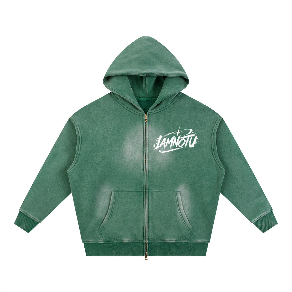 IAMNOTU "STATIC THEORY" Sunfade Fleece Hoodie
