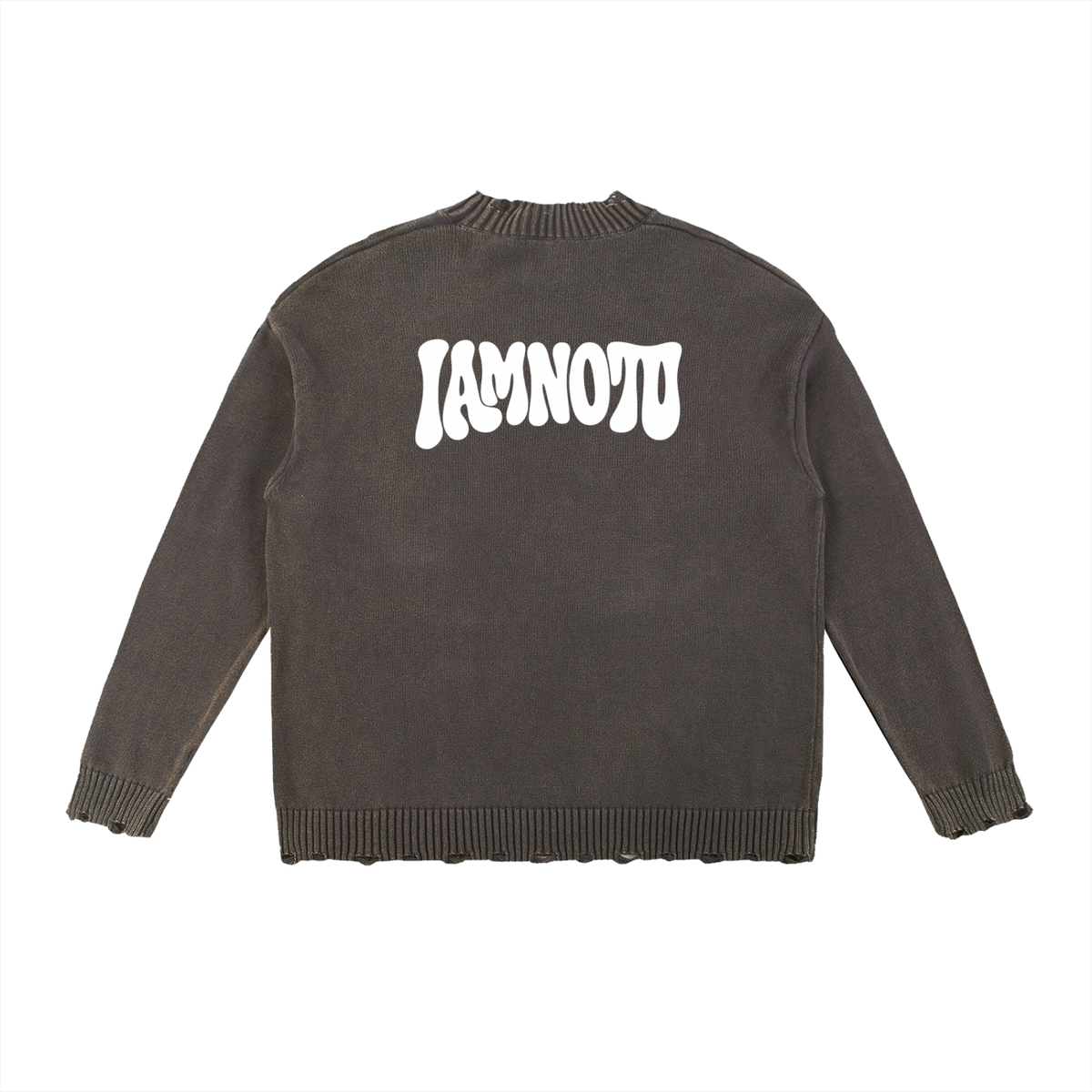 IAMNOTU "ODD STANDARD" Vintage Washed Sweater