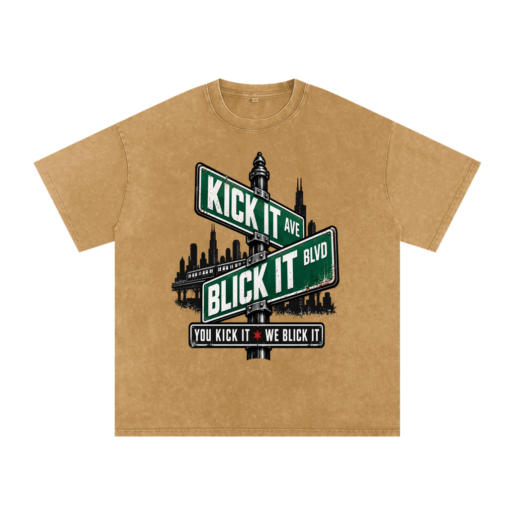 IAMNOTU "YKWB" Snow Washed T-Shirt