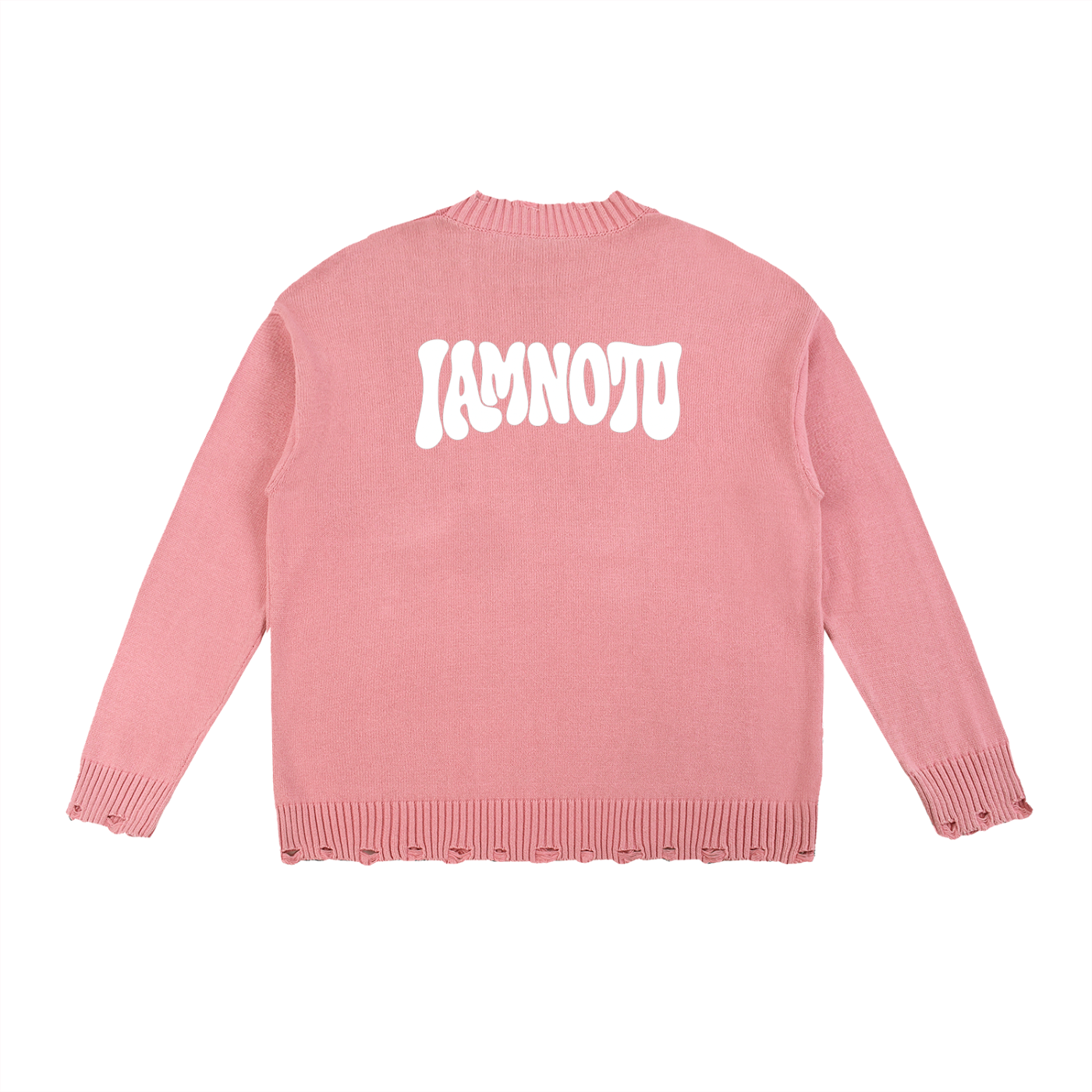 “IAMNOTU” Vintage Washed Sweater