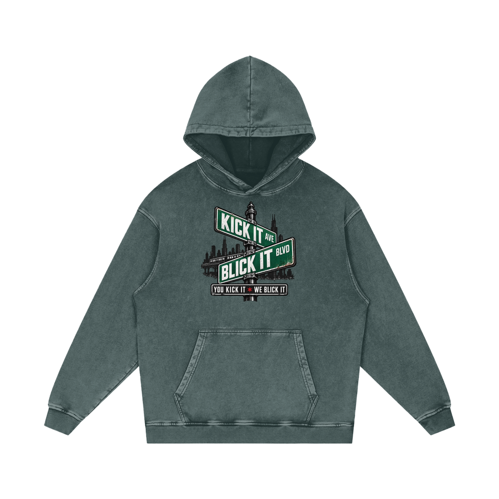 IAMNOTU "YKWB" Snow Washed Hoodie