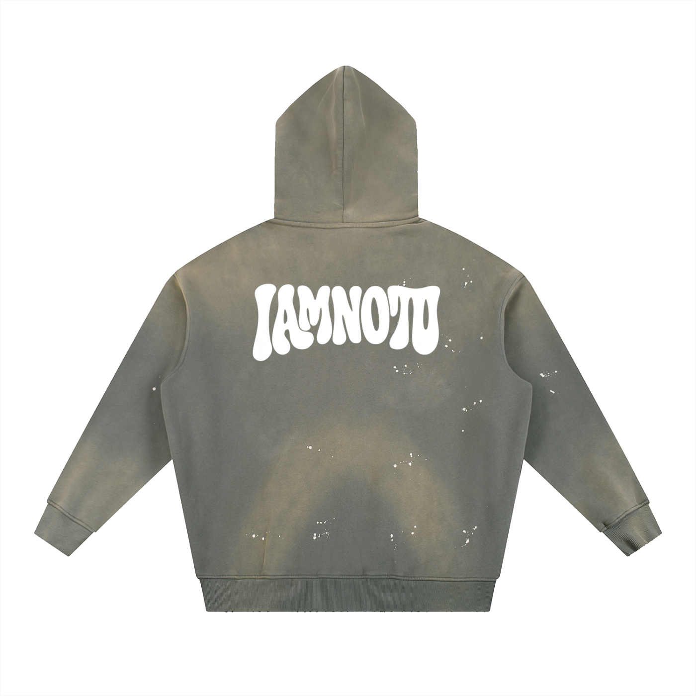 “IAMNOTU” Vintage Washed Hoodie