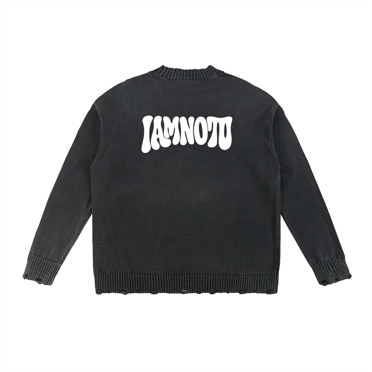 IAMNOTU "ODD STANDARD" Vintage Washed Sweater