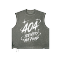 IAMNOTU "STATIC THEORY" Distressed Tank Top