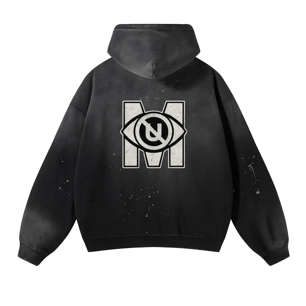IAMNOTU "1UV1" Vintage Washed Hoodie