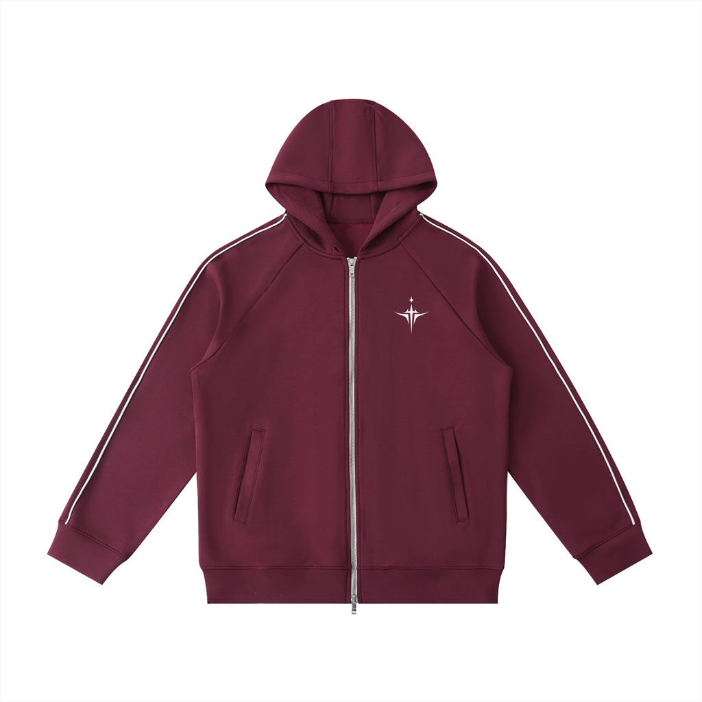 IAMNOTU "NO HALO" Unisex Heavyweight Zip Hoodie