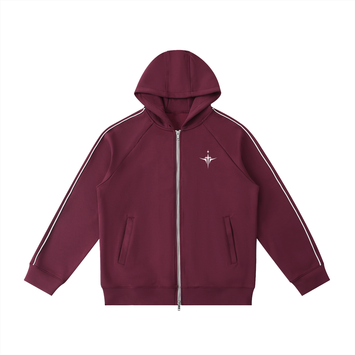 IAMNOTU "NO HALO" Unisex Heavyweight Zip Hoodie