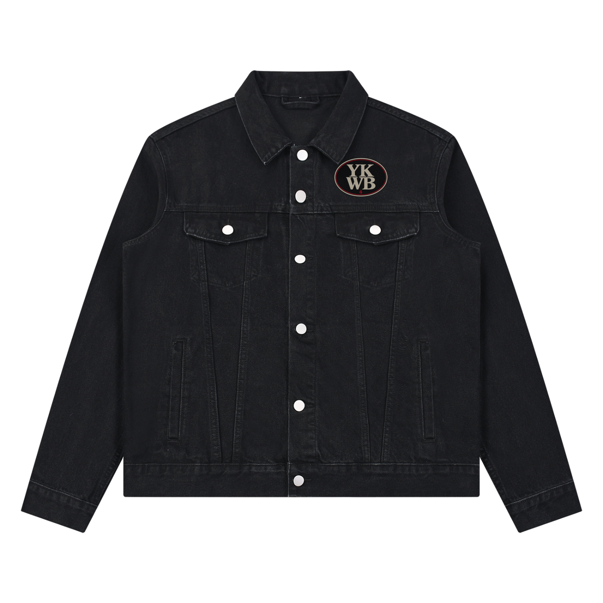 IAMNOTU "YKWB" Unisex Vintage Denim Jacket