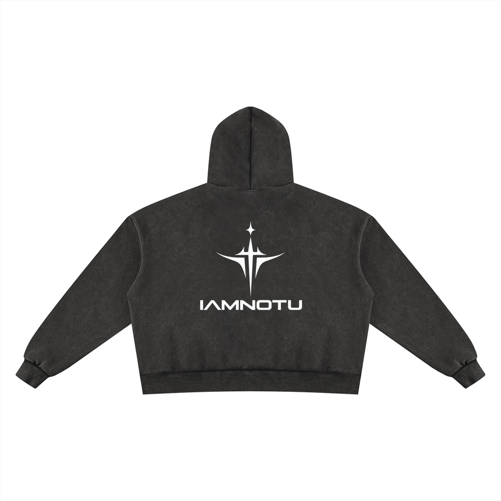 IAMNOTU "NO HALO" Unisex Fleece Hoodie