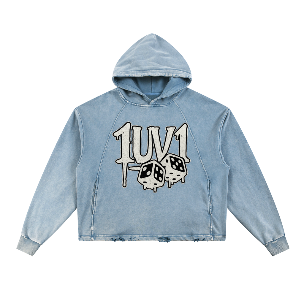 "1UV1" Vintage Washed Hoodie