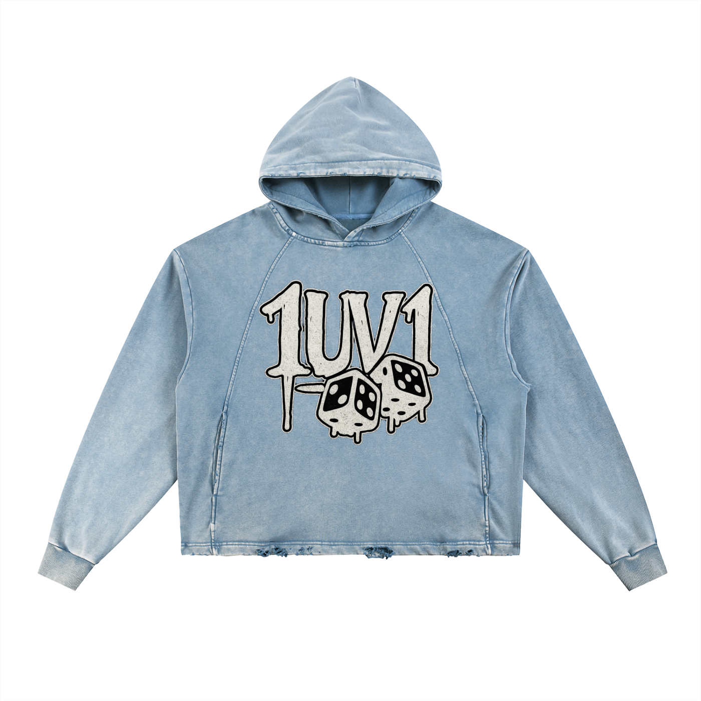 "1UV1" Vintage Washed Hoodie