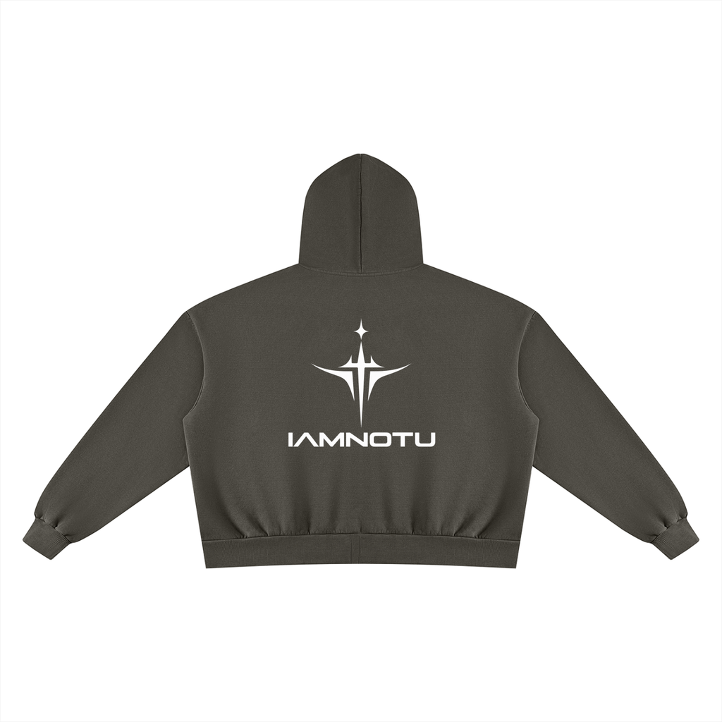 IAMNOTU "NO HALO" Unisex Fleece Hoodie