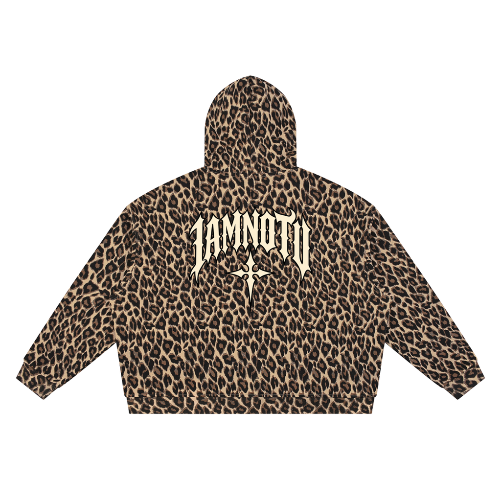 IAMNOTU "REQUIEM" Unisex Leopard Hoodie